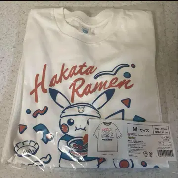 T셔츠 라멘 피카츄 포켓몬센터 후쿠오카 R M