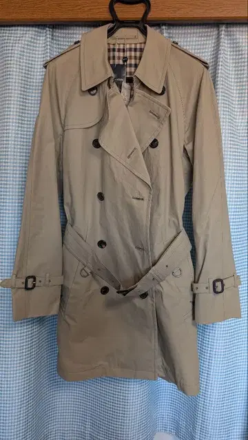 Aquascutum 아쿠아 스큐텀 트렌치코트 베이지 L 사이즈