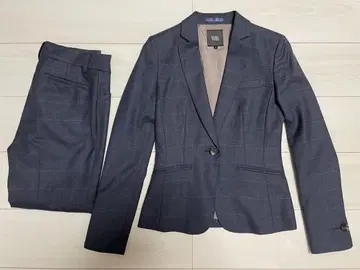 하루야마 체크 수트 상하의 5호