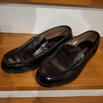 HARUTA 하루타 로퍼 블랙 26cm 학생 남성용 입학식