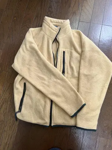 The North Face 플리스 자켓 크림색