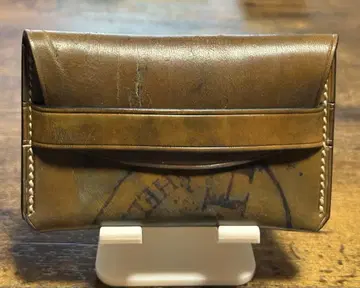 HORWEEN 쉘 코도반 백스킨 스탬프 버전 월렛