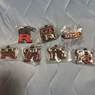 GTR 엠블럼 러버 키링 7종 풀 컴플리트 세트
