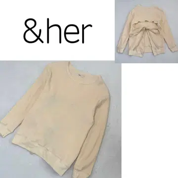 &her 백리본 티셔츠 일본제 FREE 사이즈