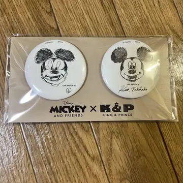 킹프리 King & Prince 디즈니 캔뱃지 세트 라이브 스케치