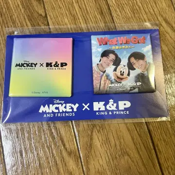미키 킹프리 캔뱃지 세트 Disney THE MARKET 한정판