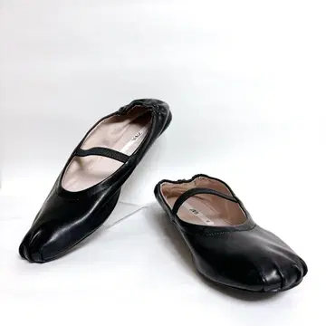 ZARA 메리 제인 플랫 펌프스 발레 슈즈 소프트 가죽
