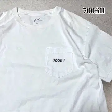 700fill Embroidered Logo Pocket Tee L