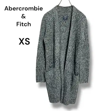 Abercrombie & Fitch 니트 가디건 겉옷 XS 그레이