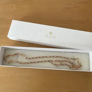QUDO 골드 체인 목걸이