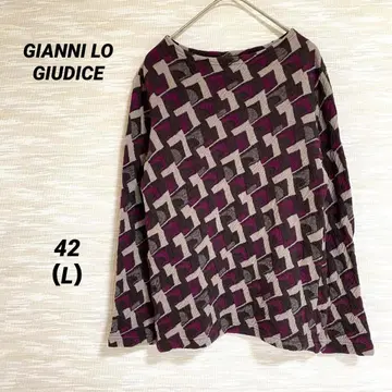GIANNI LO GIUDICE 긴팔 티셔츠 [L] 면 울 0580