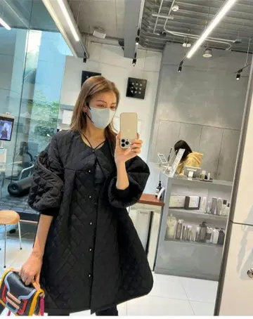 시크릿 트로피 퀼팅 아우터