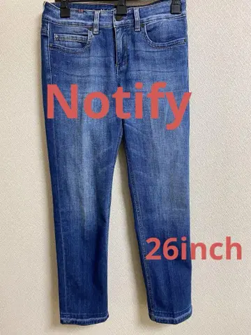 Notify 노티파이 센터 프레스 데님 26
