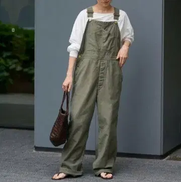 새상품급 프레임워크 백 새틴 살로펫 36 카키 그린