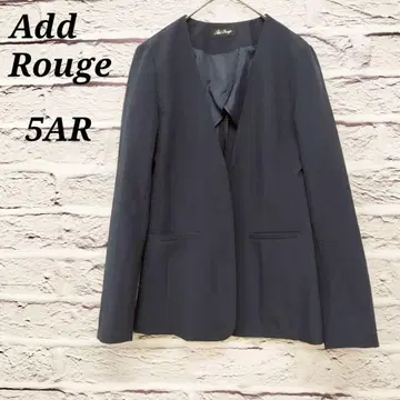 R4912 아루 [5AR] 작은 사이즈 노카라 재킷 V넥