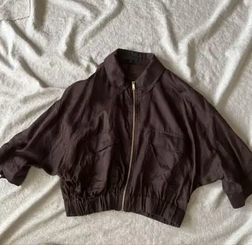 ZARA 다크 브라운 크롭 자켓