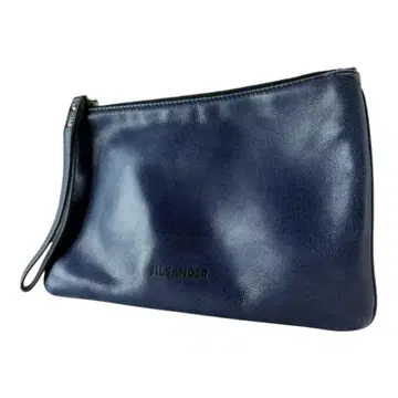 JIL SANDER 클러치백 가죽 네이비