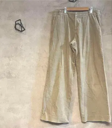 갤러리 바이 베이지 코듀로이 와이드 팬츠 면 M 스트레이트