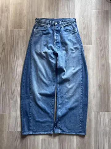 ssstein / DEFORMATION WIDE DENIM JEANS