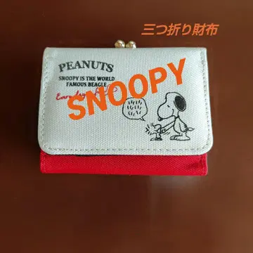 PEANUTS 스누피 3단 폴더형 지갑