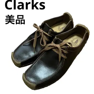 새상품급 Clarks 클락스 왈라비 나탈리 천연 가죽 24.0cm