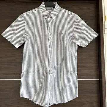LACOSTE 스트라이프 반팔 셔츠