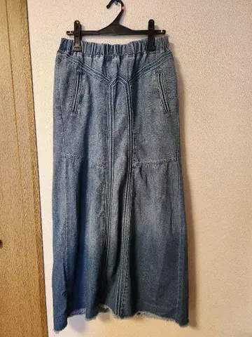 데님 롱 스커트 XL 사이즈