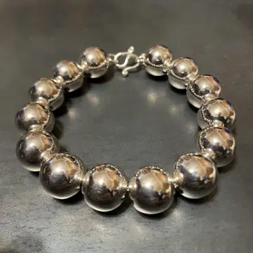 SILVER925 BIG PEAL BRACELET/실버/팔찌