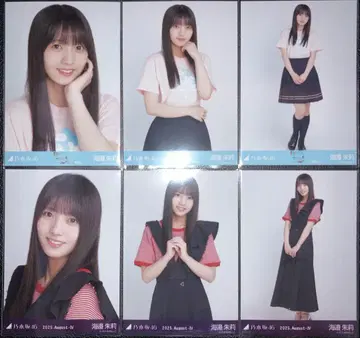 노기자카46 우미베 아카리 브로마이드 2 컴프 카가와 T셔츠 비대칭