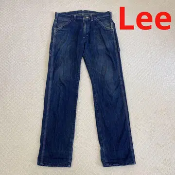 Lee 페인터 팬츠 데님 팬츠 L 사이즈 다크 블루