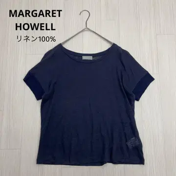 MARGARET HOWELL 린넨 반팔 티셔츠 일본제