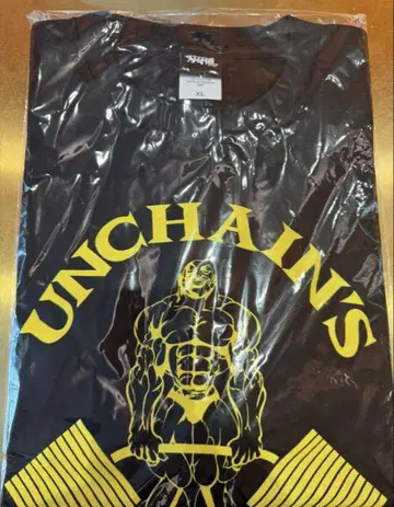 미사용 새상품 바키 박람회 비스켓 올리바 블랙 티셔츠 XL 사이즈