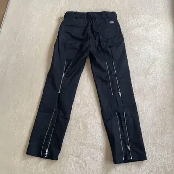 Dickies 블랙 워크 팬츠 지퍼