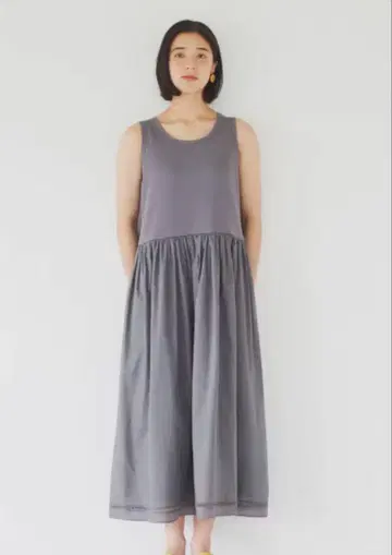 [새상품] 북유럽 생활 도구점 은은한 레이스 코튼 페치 원피스 /