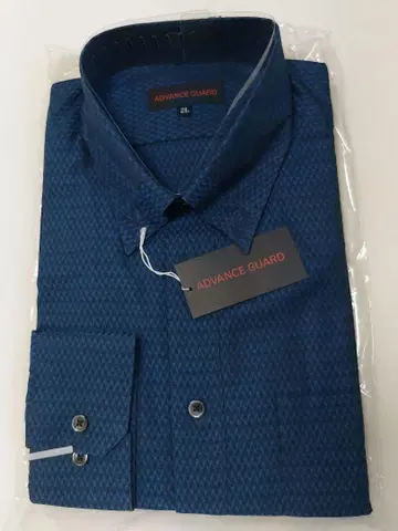 조건부 1000엔 off 다크 블루 와이셔츠 2L