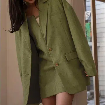 mideal spring tweed over jacket gleen