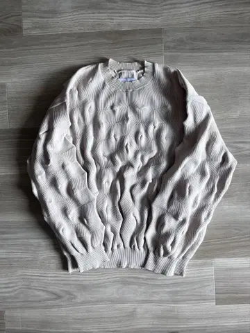 ssstein / BUMPY PATTERNED KNIT LS