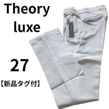 [택 포함 새상품] theory luxe 화이트 데님 27인치