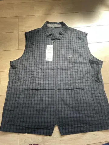 crocodile 체크 무늬 베스트 3L
