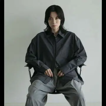anuke 앤누크 stripe over shirt