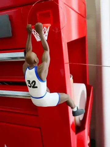 초레어 덩크슛을 하는 남자 피규어 NBA 샤킬 페인팅 완성품