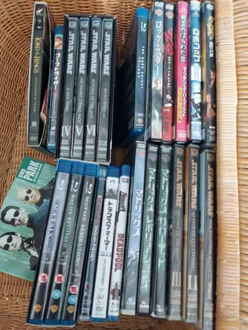 서양화 DVD Blu-ray 모음 매트릭스 스타 워즈 24개