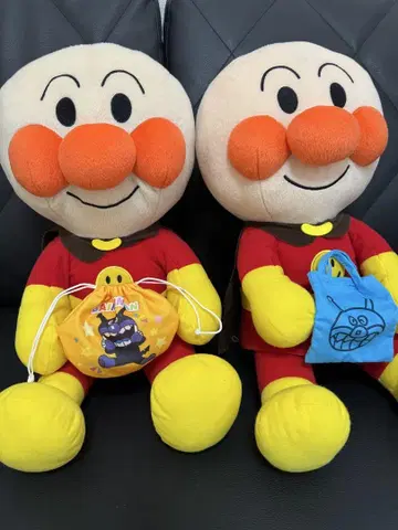 호빵맨 봉제 인형 2개 세트