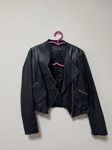 MERCURYDUO 블랙 라이더 자켓 F