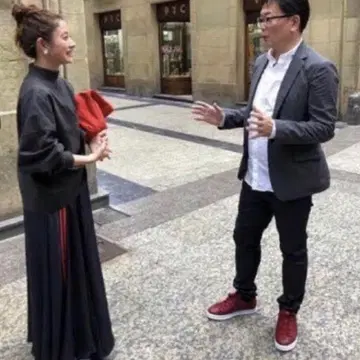 스나이델 라인 롱 스커트 이시하라 사토미 착용