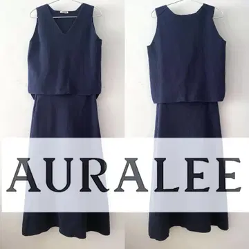 당일 발송 오라리 AURALLE 니트 셋업 네이비