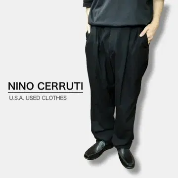 새상품급 정품 NINO CERRUTI 3턱 와이드 팬츠 SL1-762