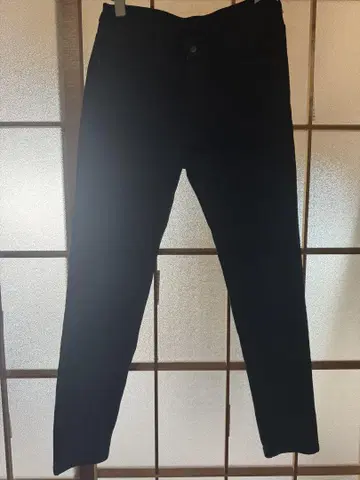 스키니 팬츠 블랙 자수