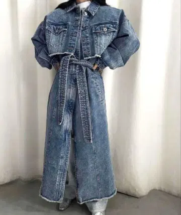 MANY WAY VERSATILE DENIM COAT AMERI