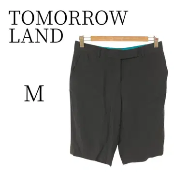 새상품급 TOMORROW LAND 블랙 숏팬츠/하프팬츠 M